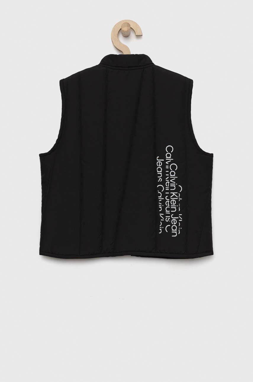 Детская безрукавка Calvin Klein Jeans цвет чёрный