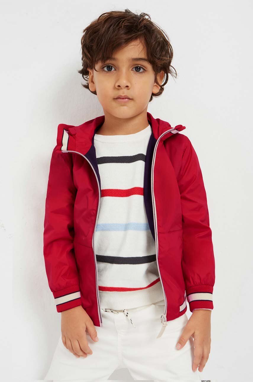 Detská bunda Mayoral červená farba