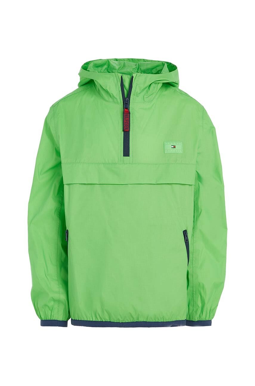 

Дитяча куртка Tommy Hilfiger колір зелений