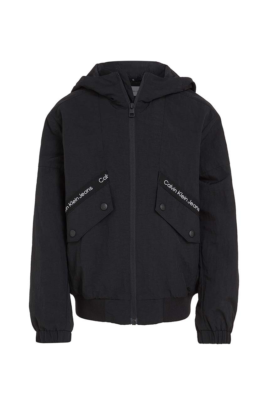 Детская куртка Calvin Klein Jeans цвет чёрный