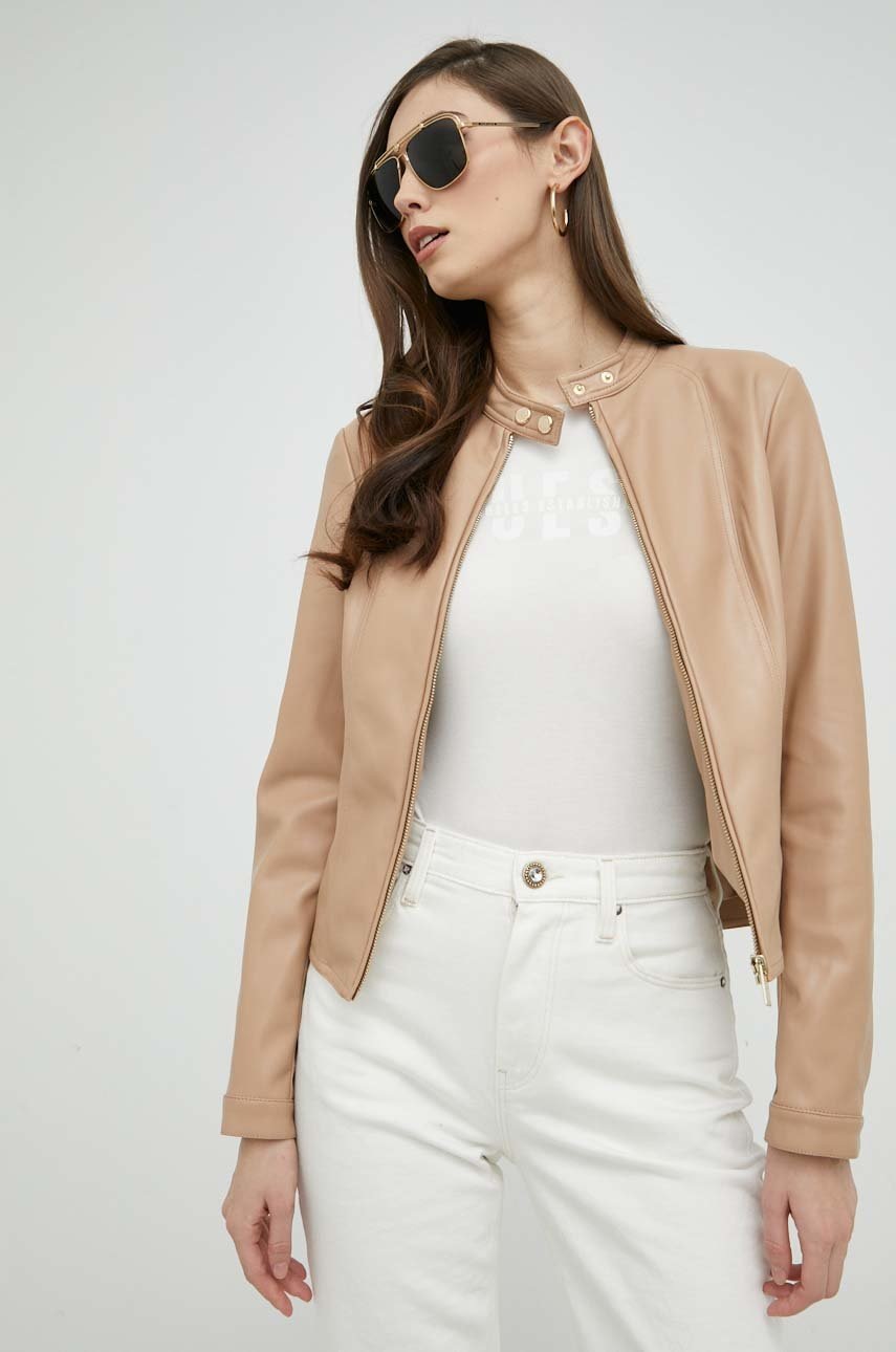 

Куртка Marciano Guess жіноча колір бежевий перехідна