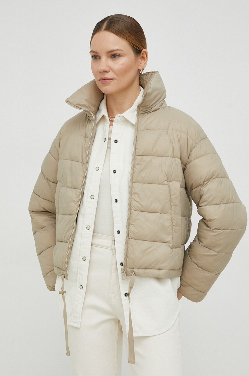 

Куртка Marc O'Polo жіноча колір коричневий перехідна oversize
