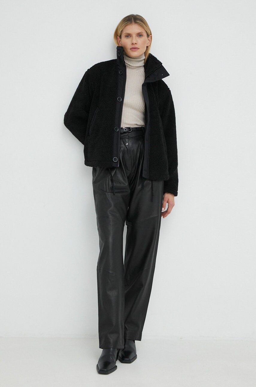

Куртка G-Star Raw жіноча колір чорний перехідна oversize