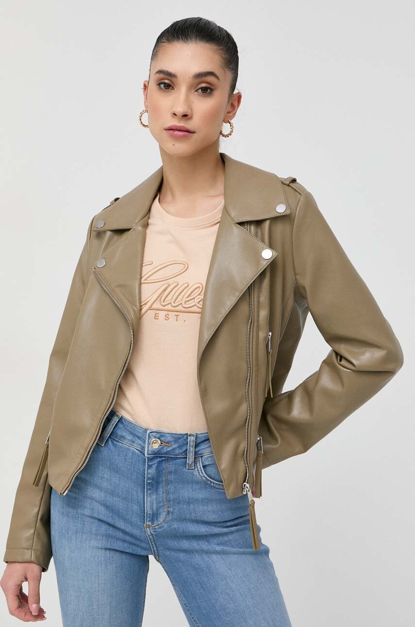 

Куртка Guess женская цвет зелёный переходная