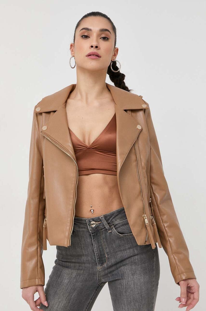 

Куртка Guess женская цвет коричневый переходная