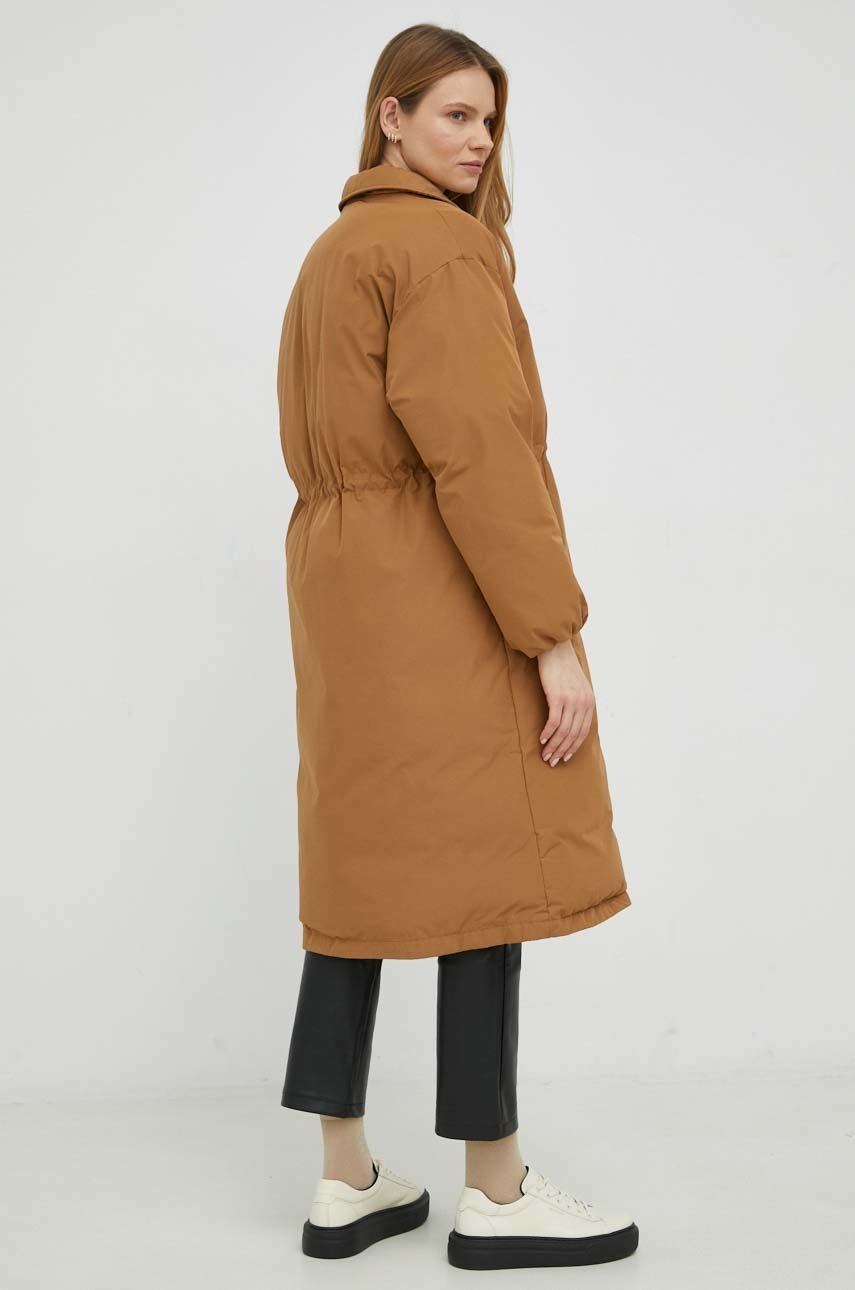 Levi's rövid kabát női, barna, téli, oversize termék 2. képe