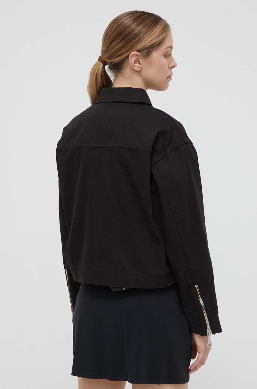 Τζιν μπουφάν Puma X The Ragged Priest χρώμα: μαύρο φωτογραφία