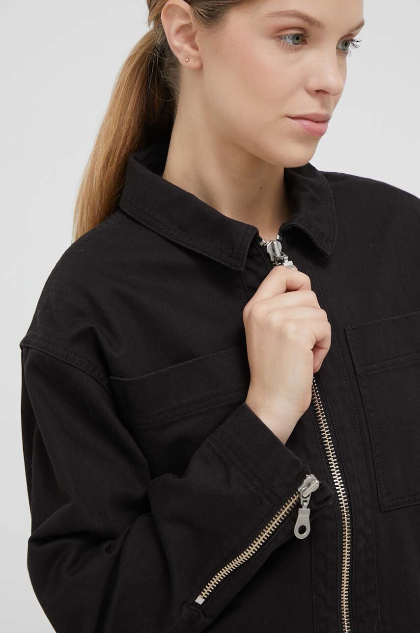 Τζιν μπουφάν Puma X The Ragged Priest χρώμα: μαύρο φωτογραφία