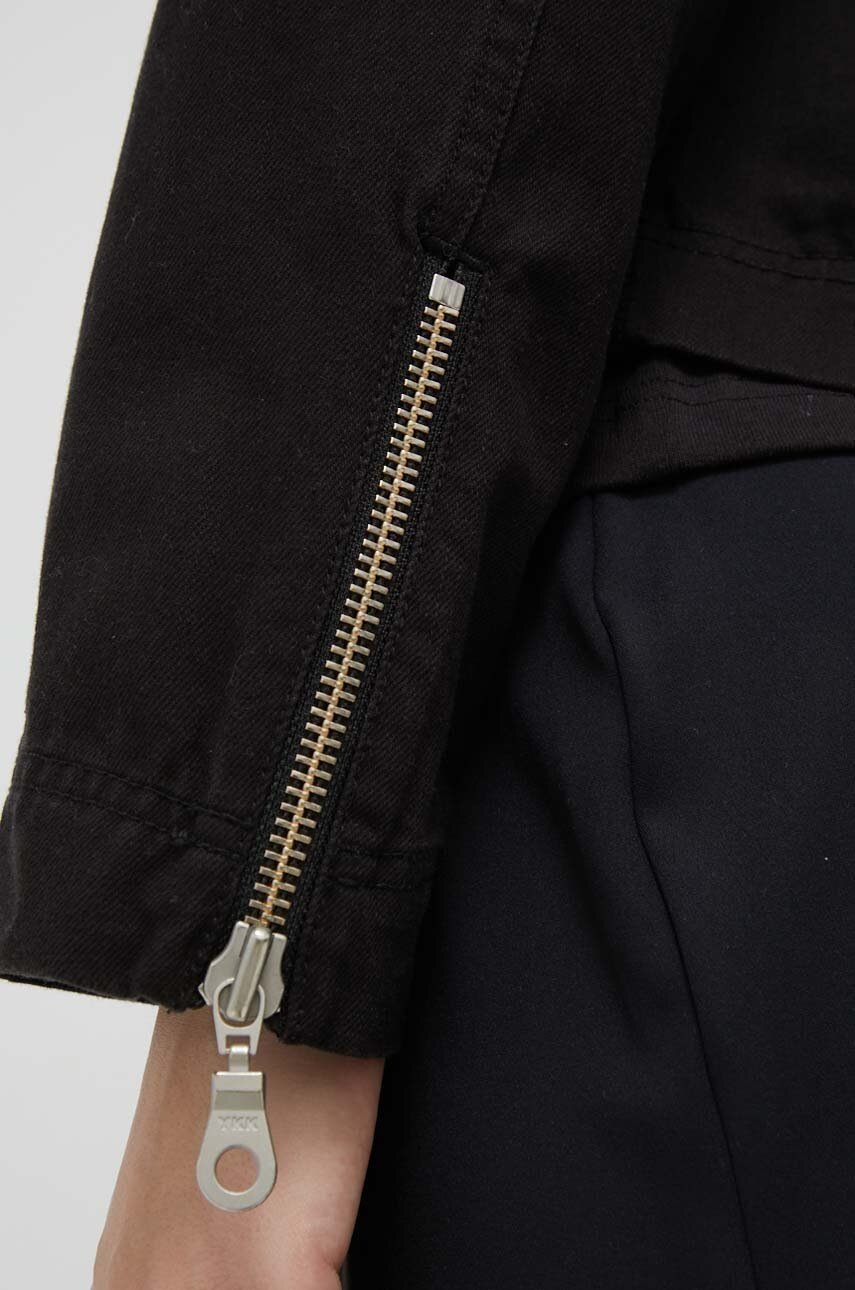 Τζιν μπουφάν Puma X The Ragged Priest χρώμα: μαύρο φωτογραφία