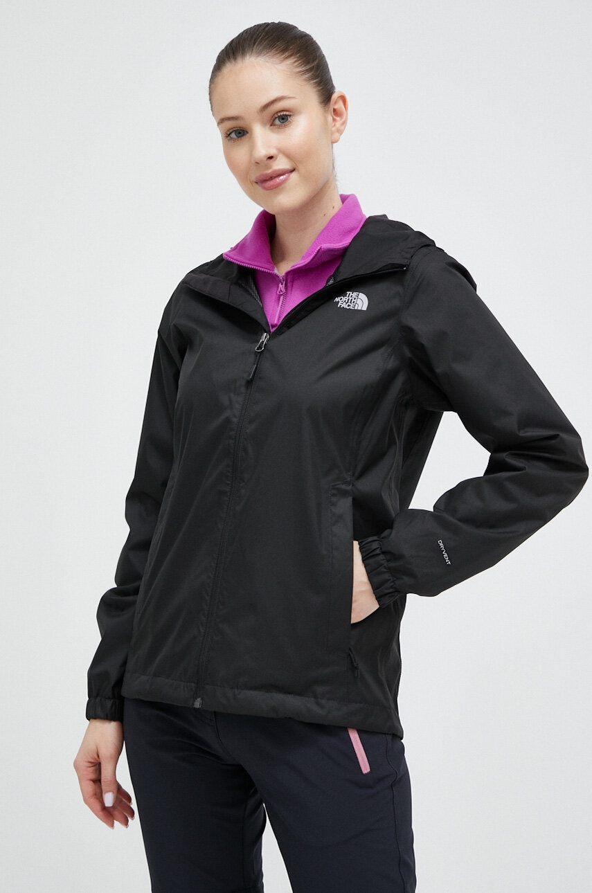 The North Face jacheta de exterior Quest culoarea negru