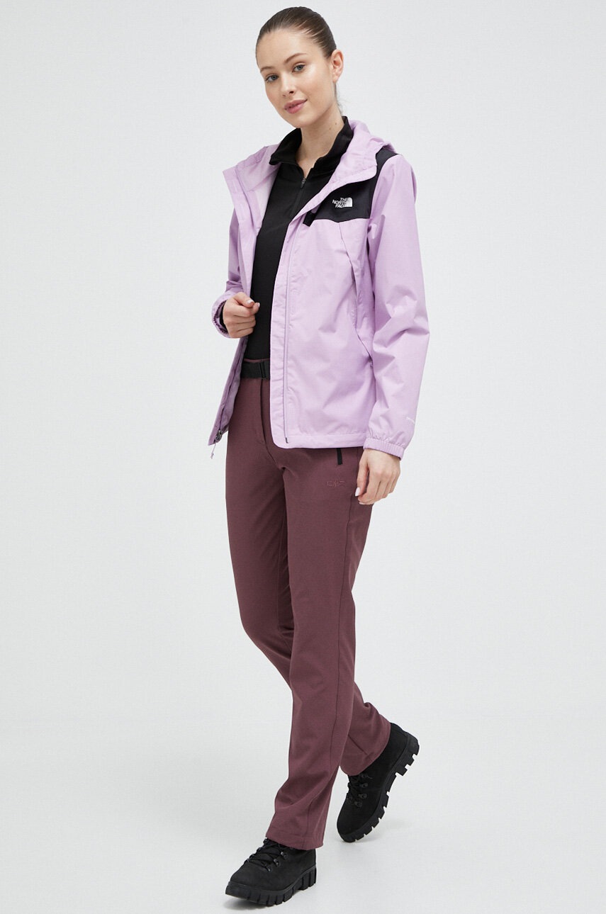 

Куртка outdoor The North Face Antora цвет фиолетовый
