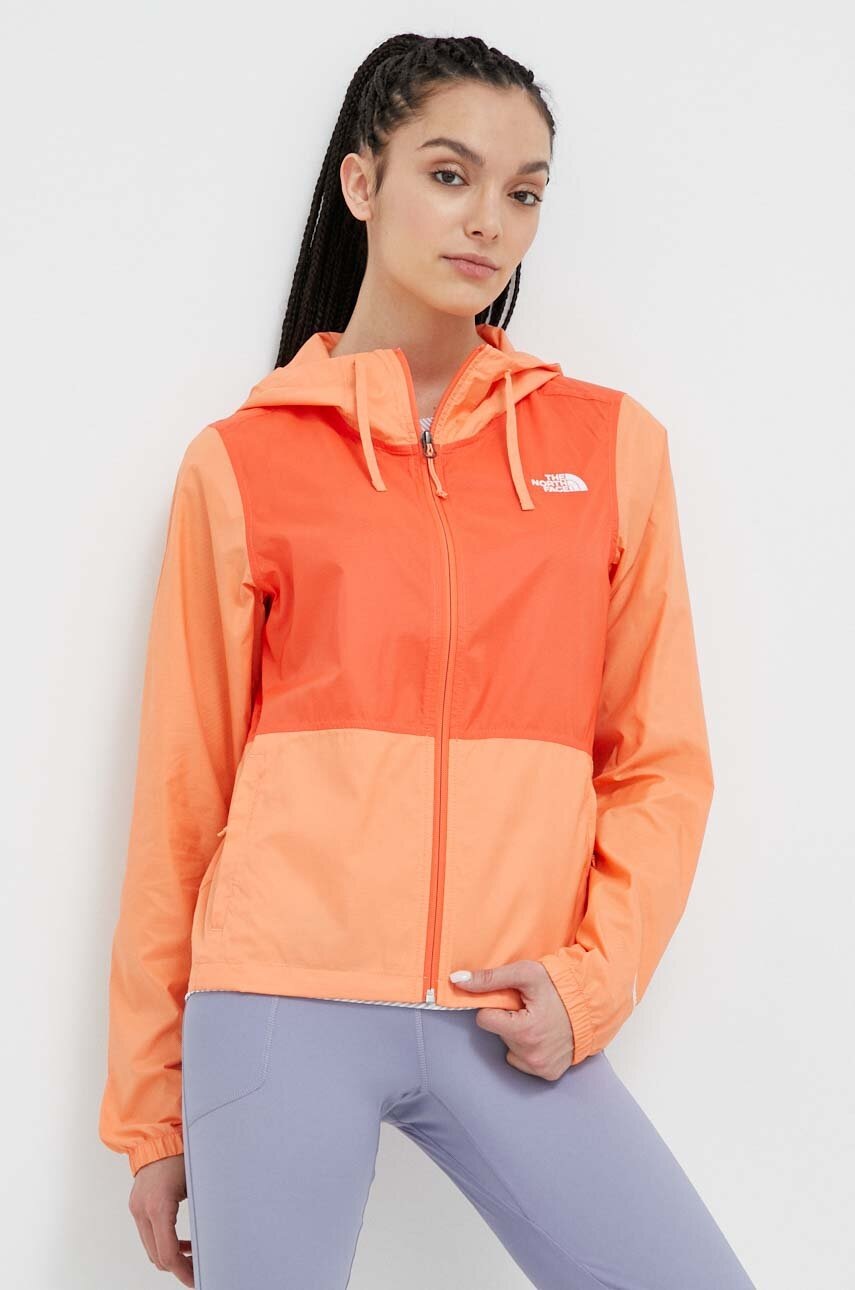

Ветровка The North Face Cyclone 3 цвет оранжевый переходная