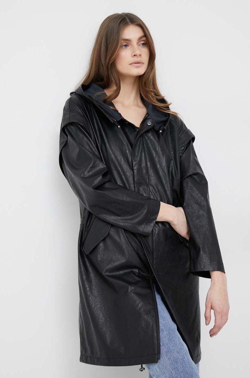 Sisley geaca femei, culoarea negru, de tranzitie 2023 ❤️ Pret Super answear imagine noua 2022