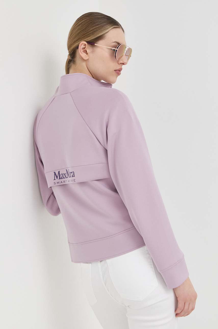 Max Mara Leisure bluza femei, culoarea violet, modelator Pret Mic answear.ro imagine noua gjx.ro