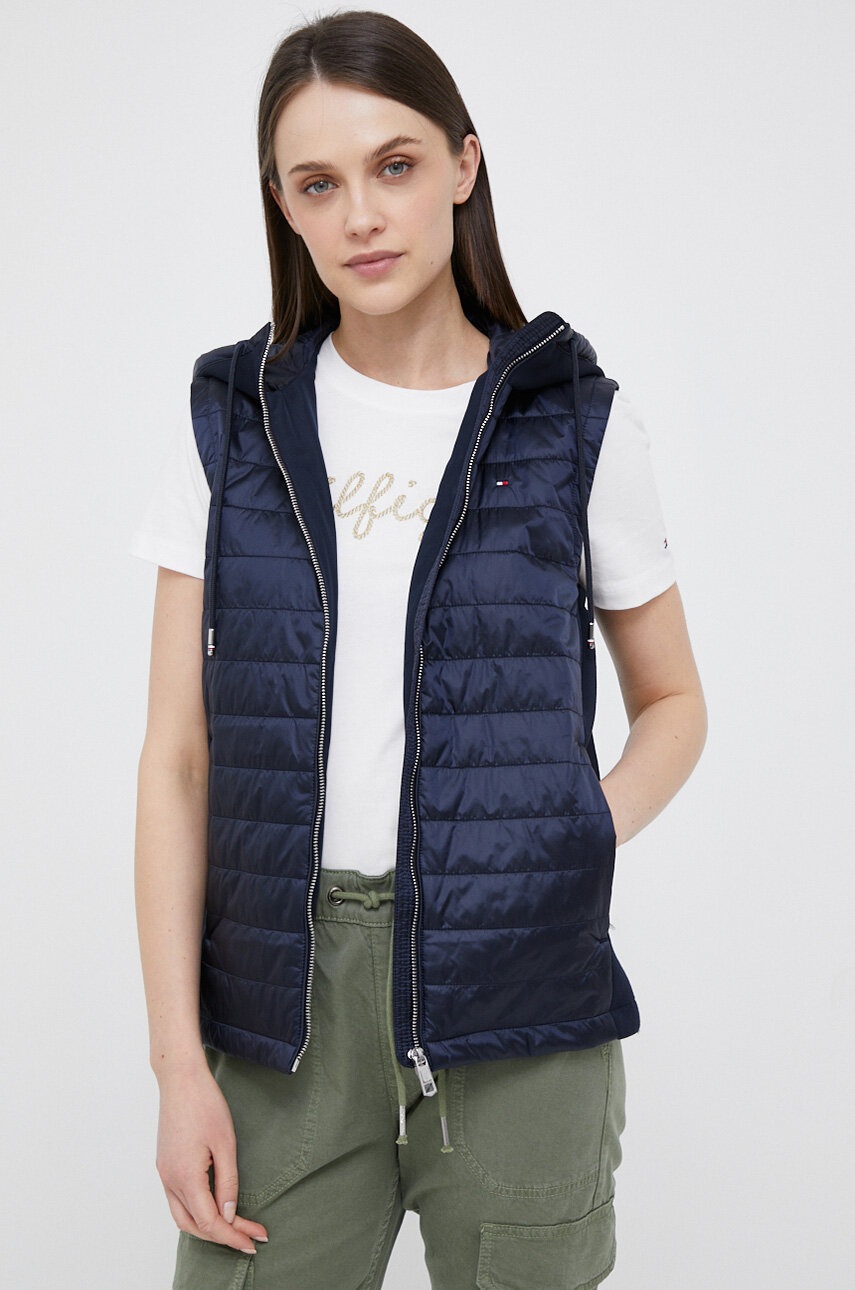 

Безрукавка Tommy Hilfiger жіночий колір синій перехідний