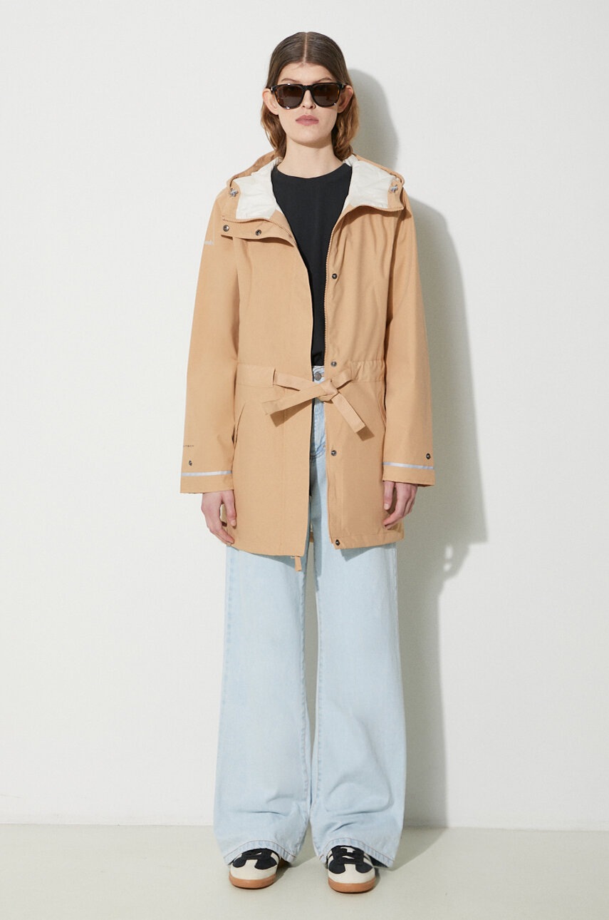 Columbia hanorac Here and There femei, culoarea bej, de tranziție 2034763