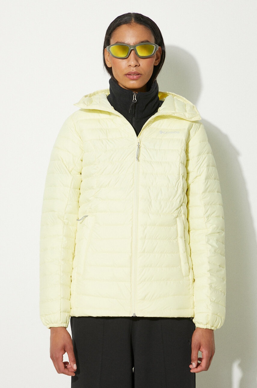 Sportovní bunda Columbia Silver Falls žlutá barva, 2034844