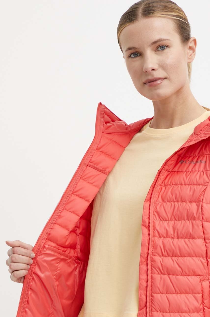 Αθλητικό μπουφάν Columbia Silver Falls χρώμα κόκκινο, 2034844 2034844 φωτογραφία