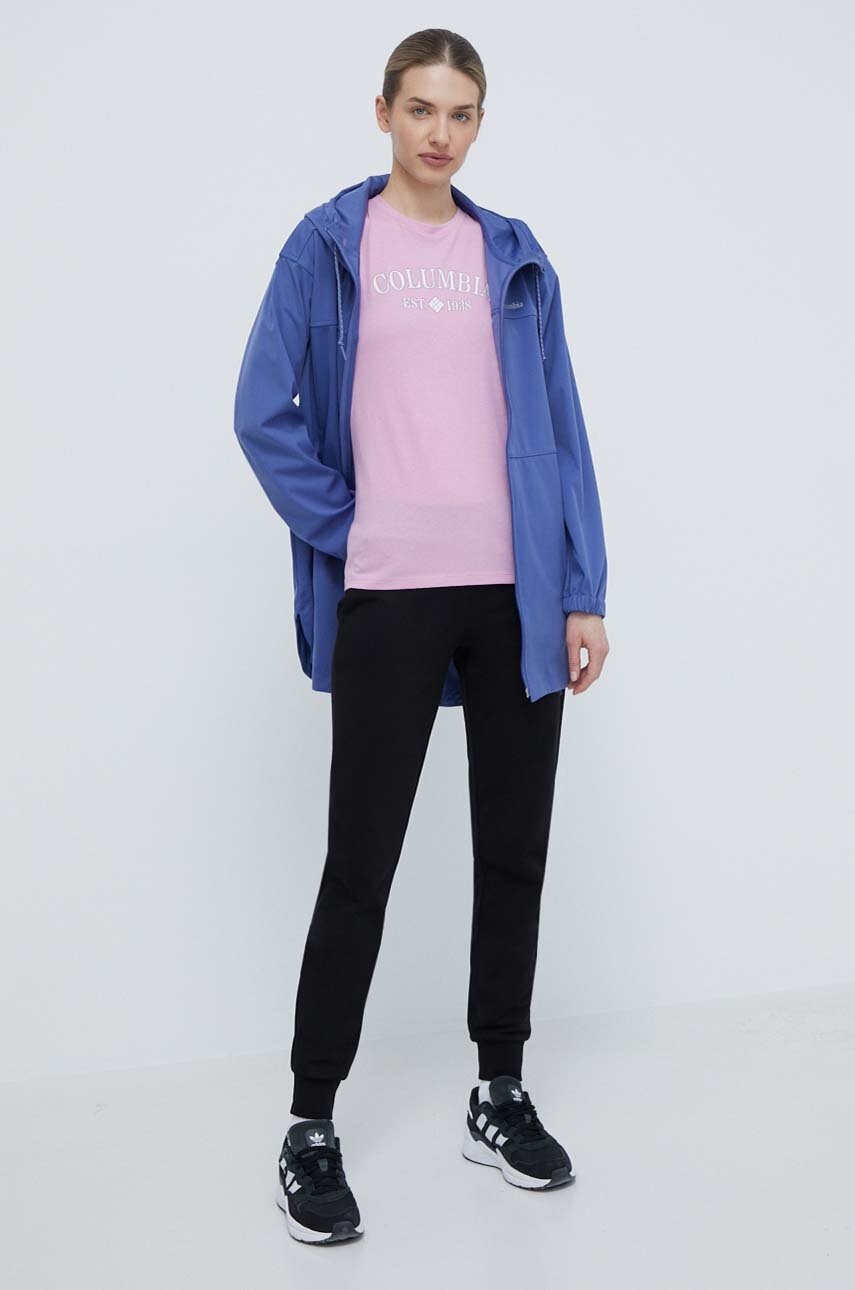 Μπουφάν Columbia Flora Park Flora Park χρώμα: πράσινο, 2034781 2034781 φωτογραφία