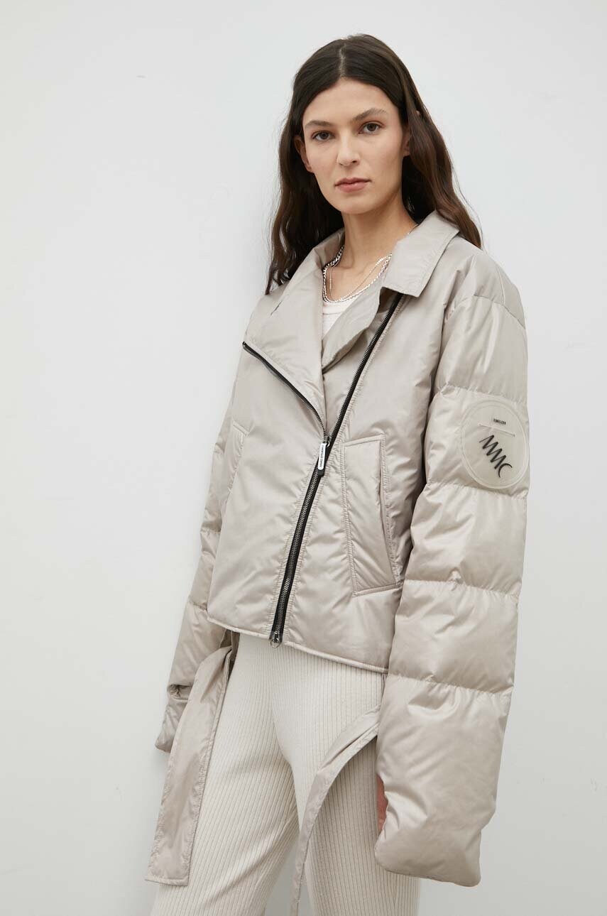 

Пуховая куртка MMC STUDIO женская цвет бежевый зимняя oversize