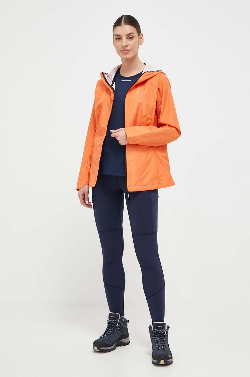 Αδιάβροχο μπουφάν Rossignol χρώμα: πορτοκαλί φωτογραφία