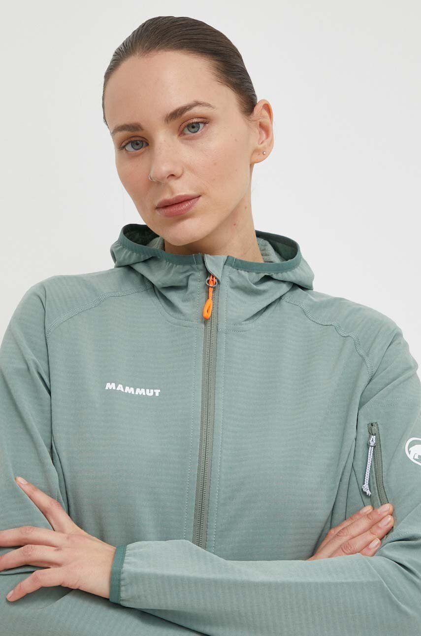 Αθλητική μπλούζα Mammut Madris Light χρώμα: πράσινο φωτογραφία