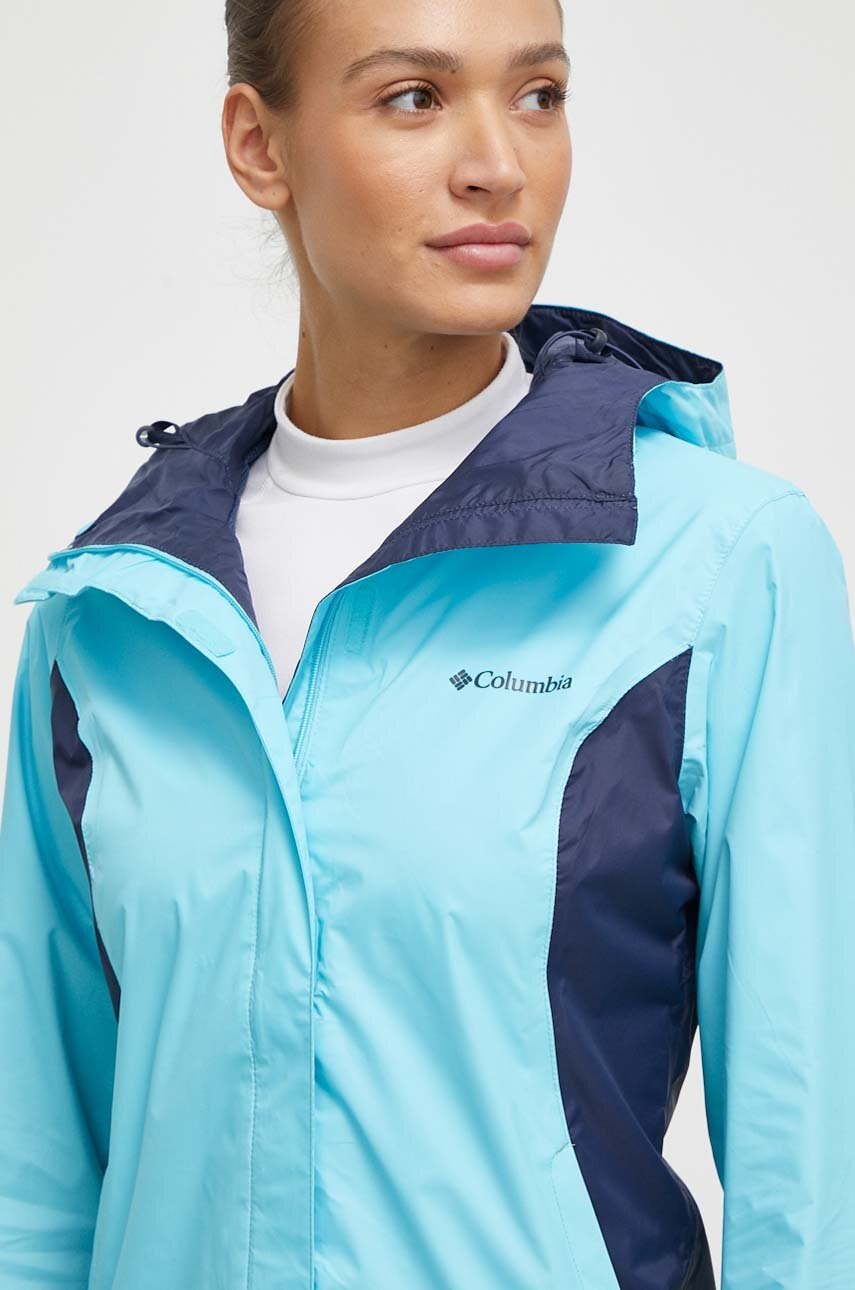 Μπουφάν Columbia Arcadia II χρώμα: μπλε, 1534115 φωτογραφία