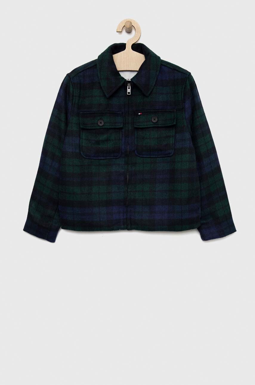 

Детская куртка Tommy Hilfiger цвет зелёный