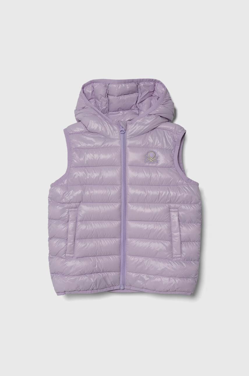 Детская безрукавка United Colors of Benetton цвет розовый Детская безрукавка United Colors of Benetton цвет розовый