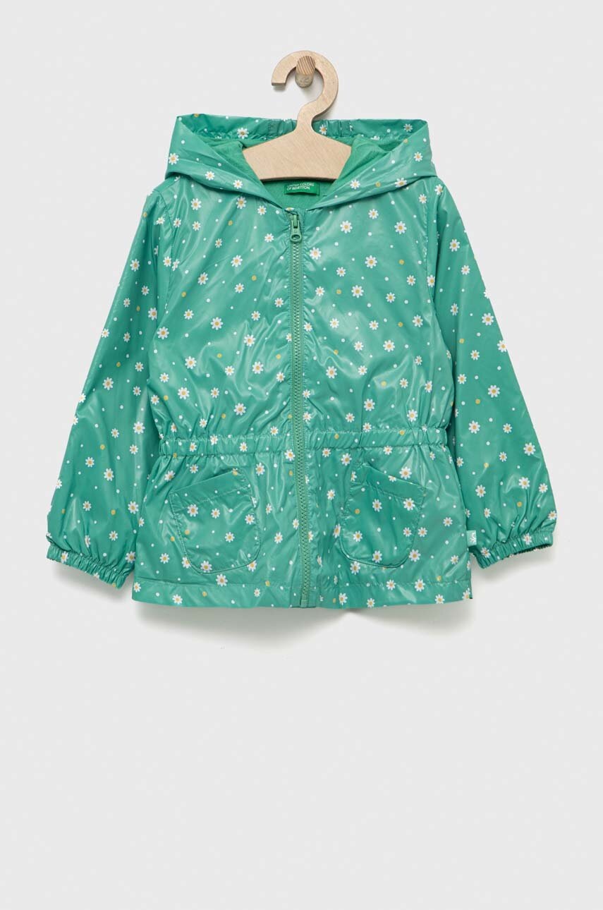 

Детская куртка United Colors of Benetton цвет зелёный