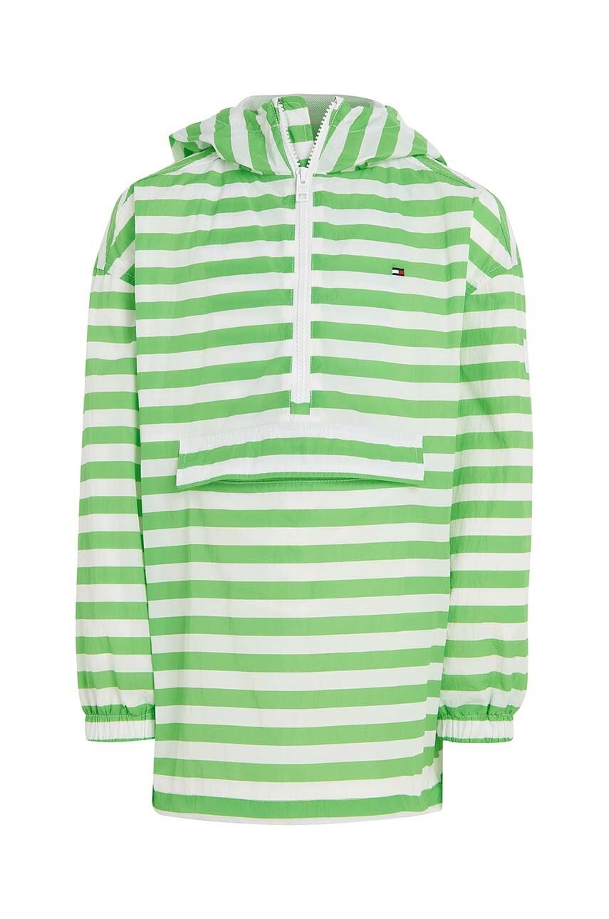 

Дитяча куртка Tommy Hilfiger колір зелений