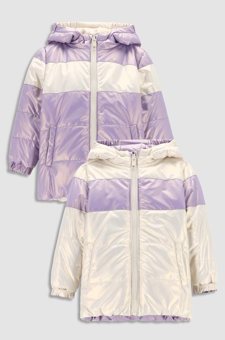 Dětská oboustranná bunda Coccodrillo - vícebarevná -  100 % Polyester