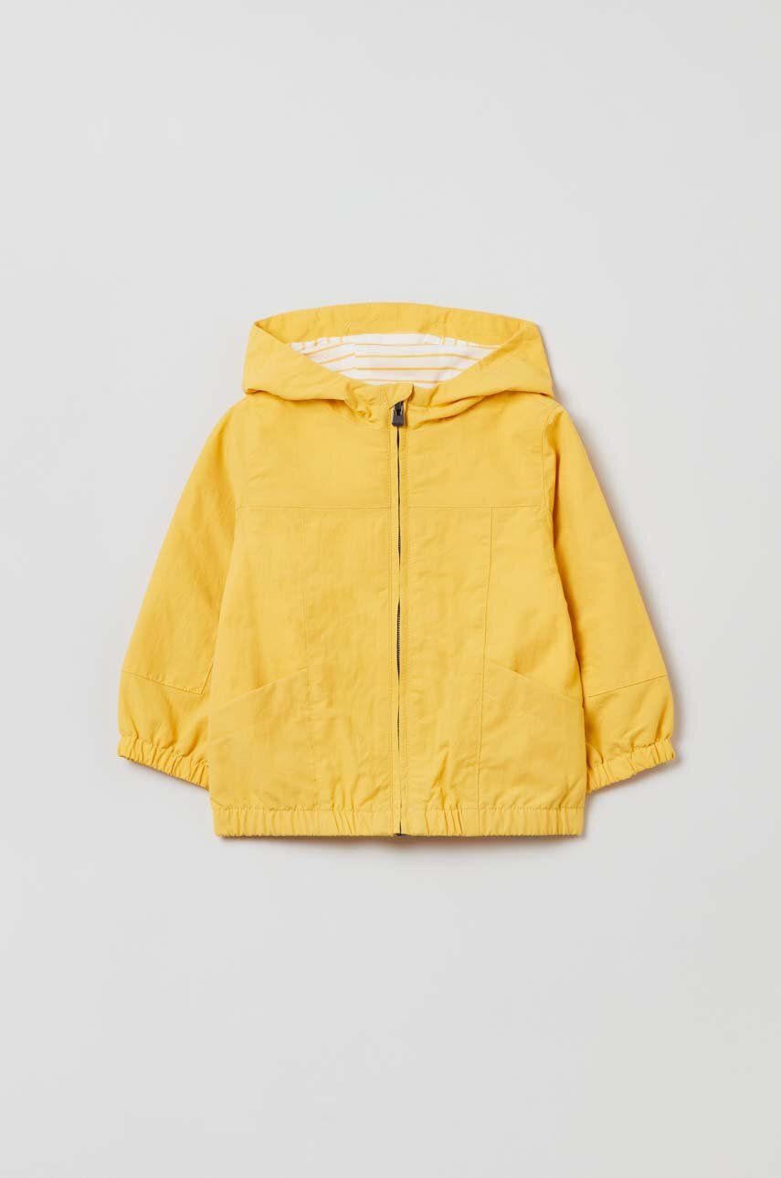 E-shop Kojenecká bunda OVS oranžová barva
