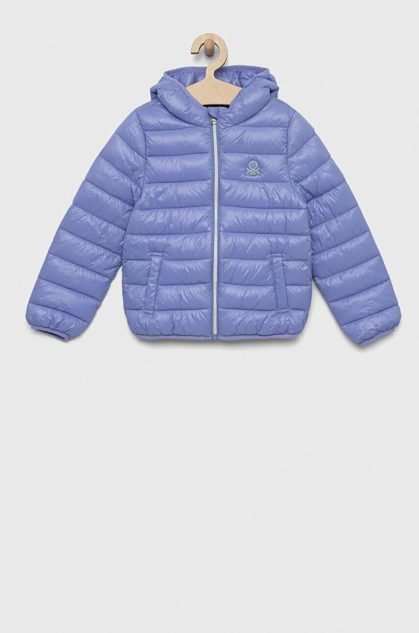 

Детская куртка United Colors of Benetton цвет фиолетовый