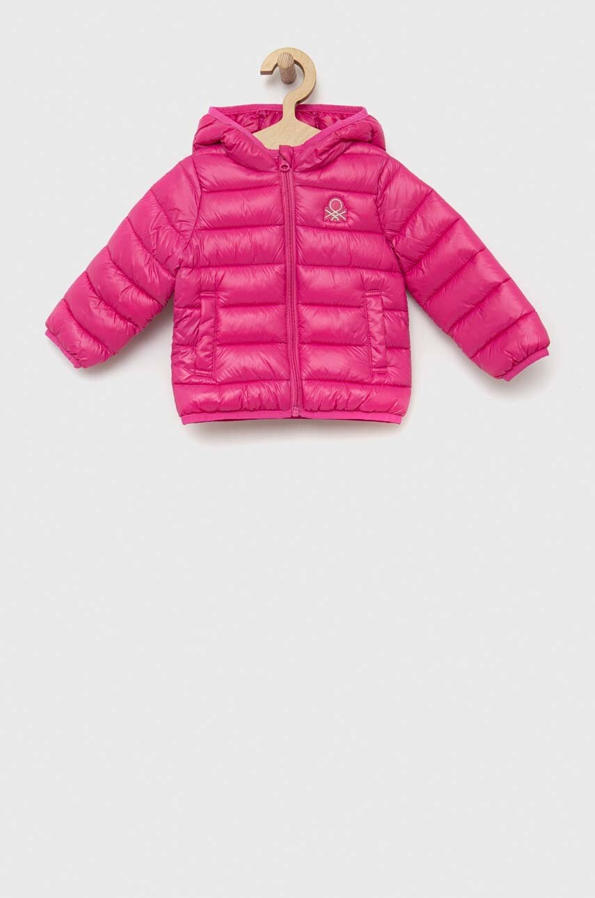 

Детско яке United Colors of Benetton в розово, Розов
