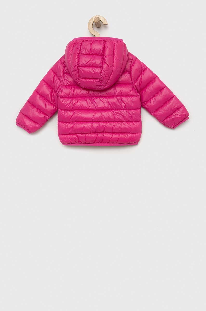 

Детская куртка United Colors of Benetton цвет розовый