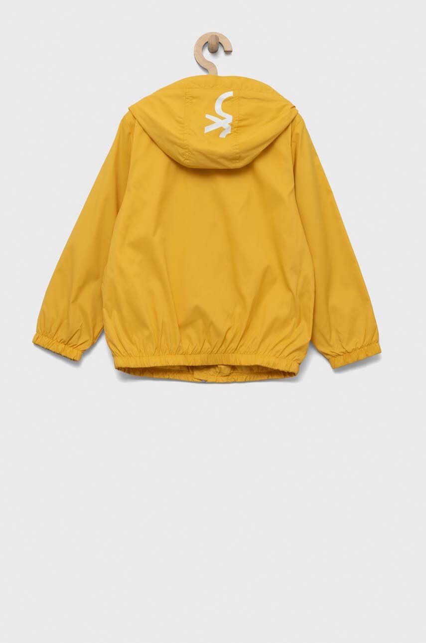 Детская куртка United Colors of Benetton цвет жёлтый