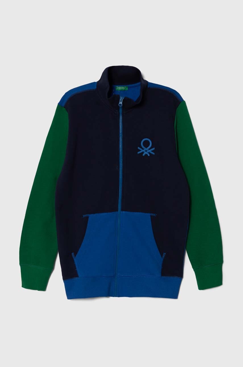 

Детская хлопковая кофта United Colors of Benetton однотонная