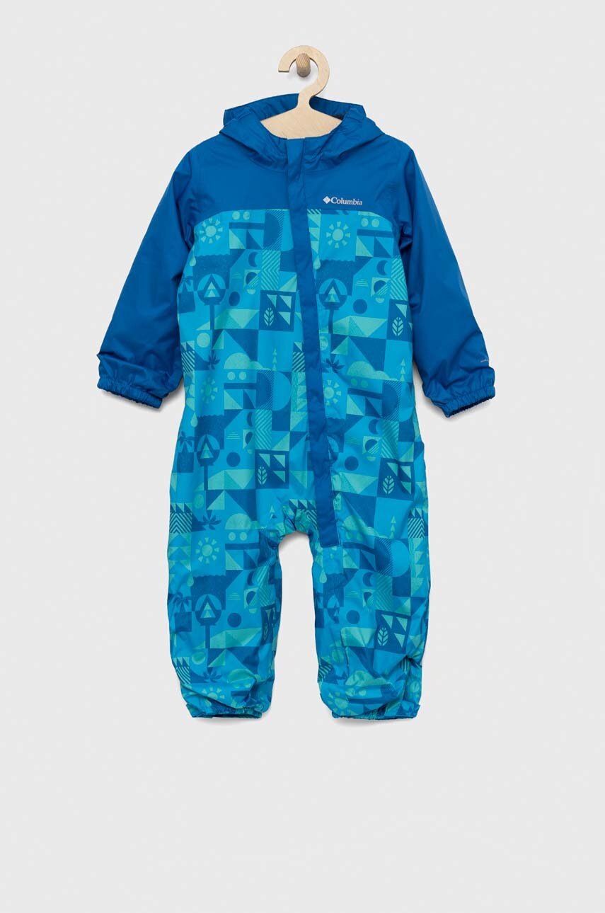 

Бебешки гащеризон Columbia Critter Jitters II Rain Suit в синьо, Син