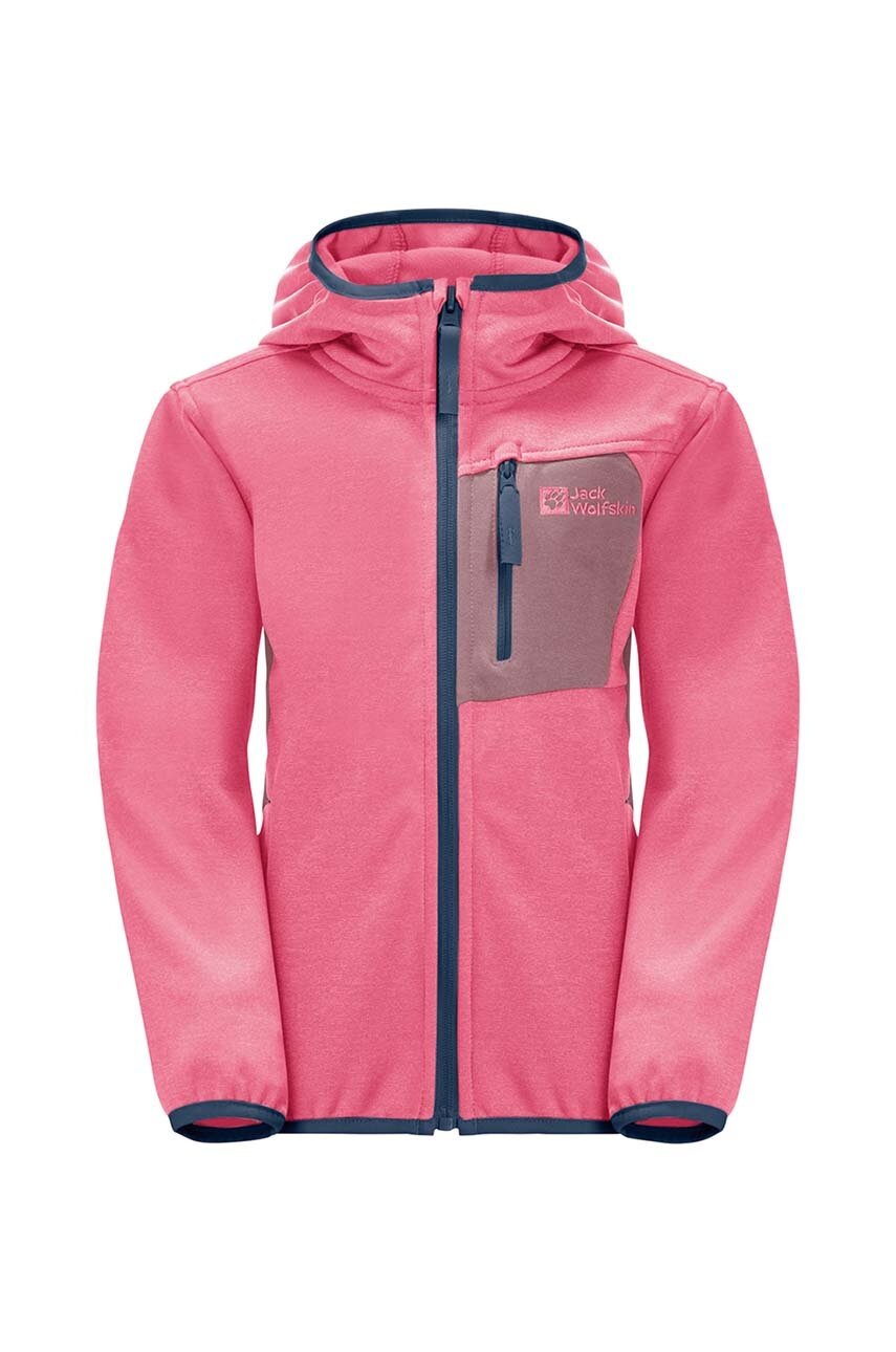 

Детская куртка Jack Wolfskin ACTIVE JACKET K цвет розовый