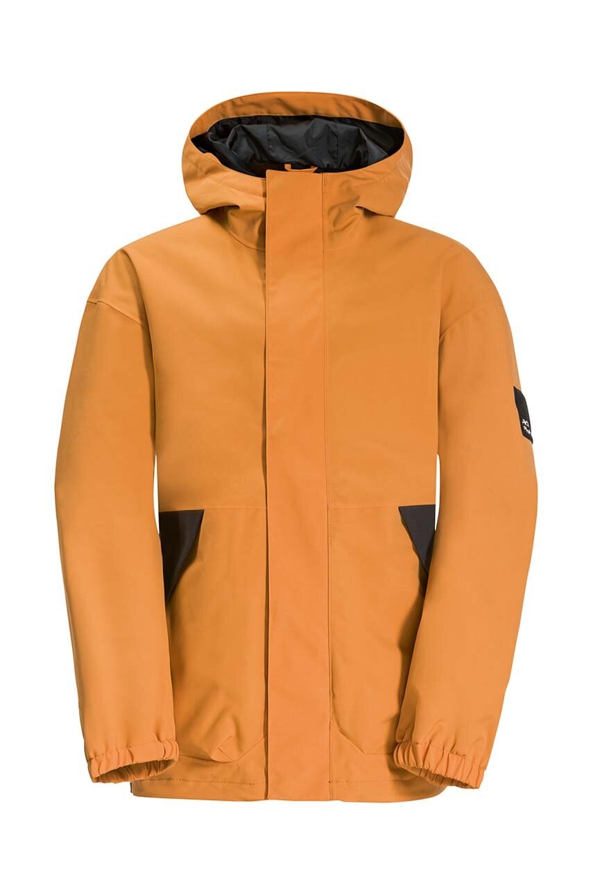 E-shop Dětská bunda Jack Wolfskin TEEN 2L JACKET Y žlutá barva