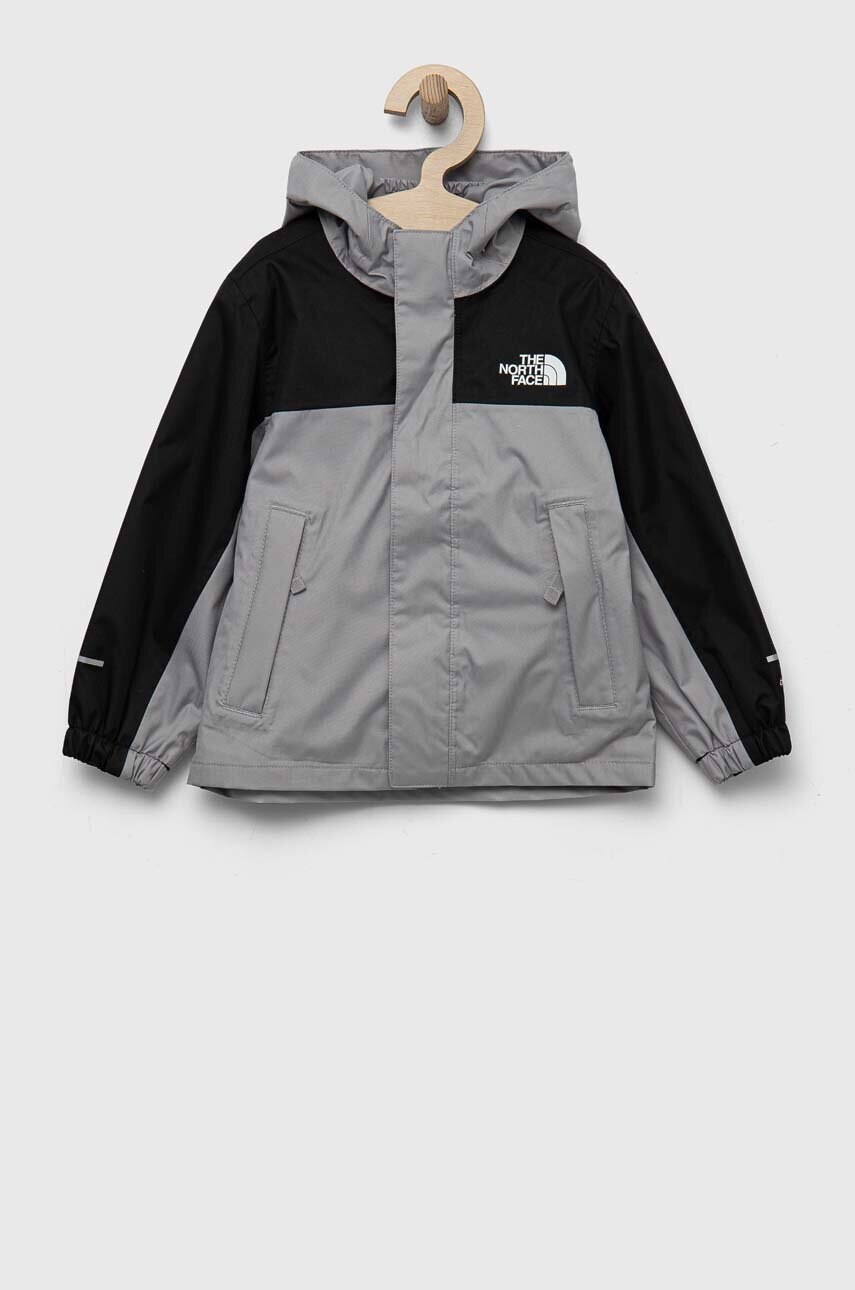 

Детская куртка The North Face цвет серый