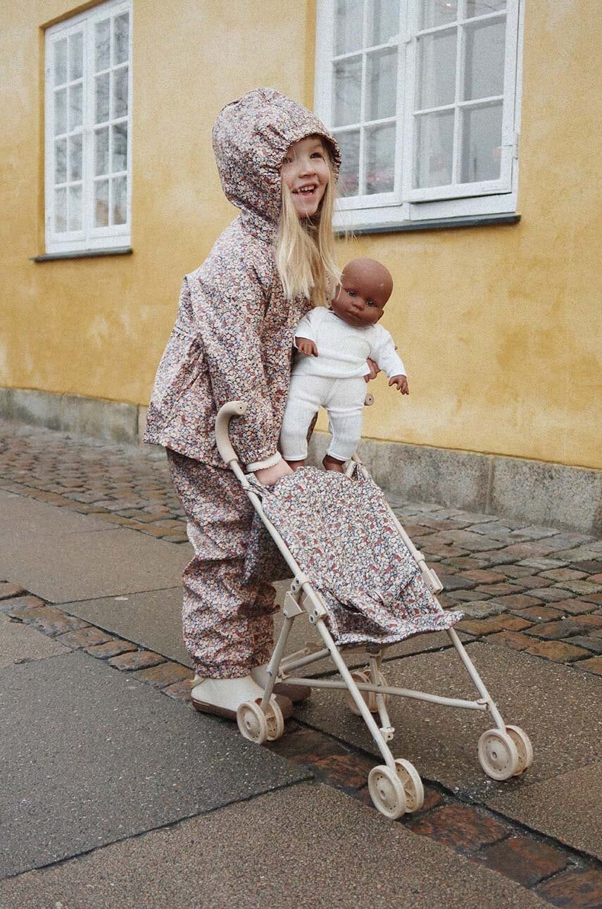 Levně Dětská kombinéza a bunda Konges Sløjd hnědá barva