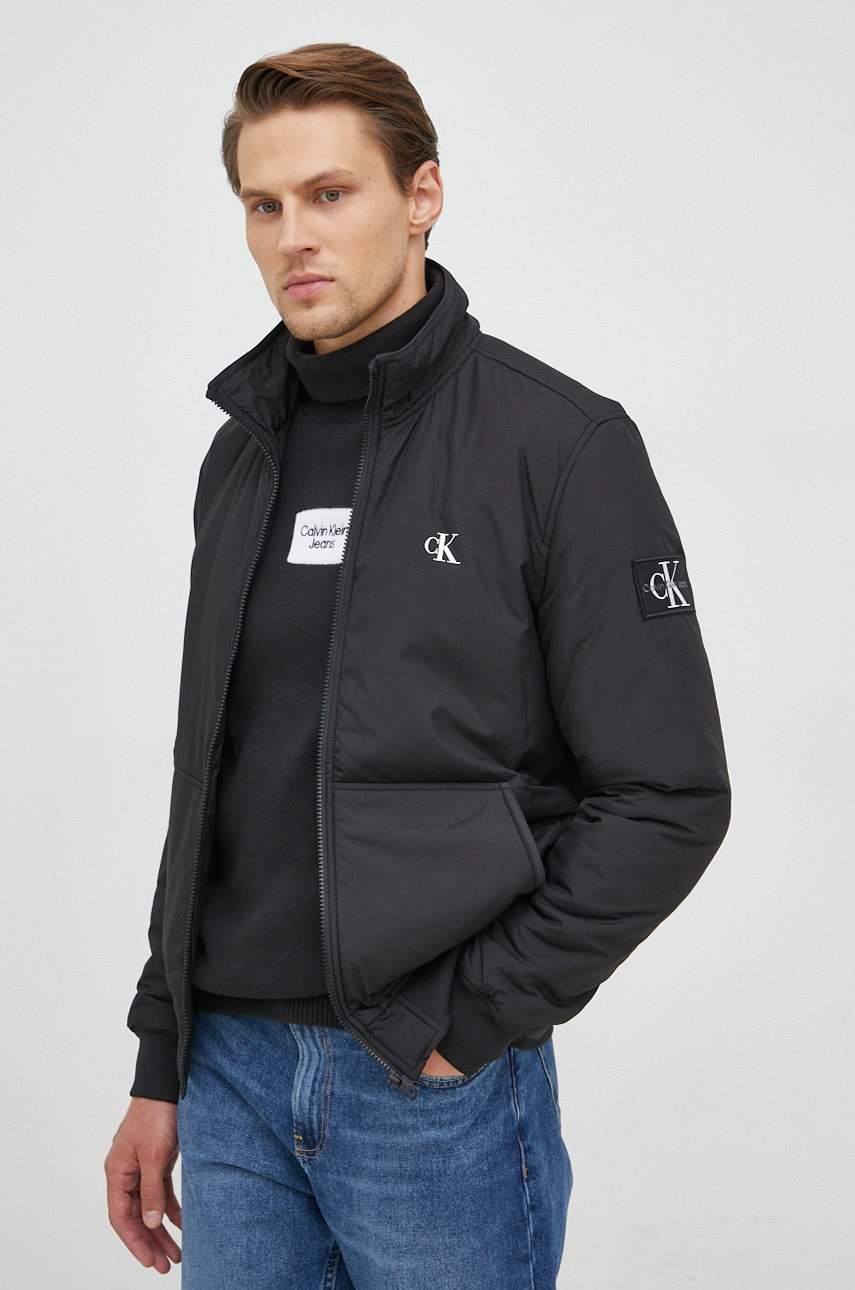 

Яке Calvin Klein Jeans в черно с преходна изолация, Черен