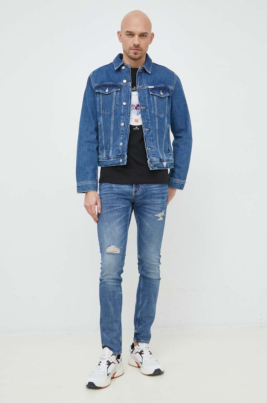 

Джинсовая куртка Guess мужская переходная