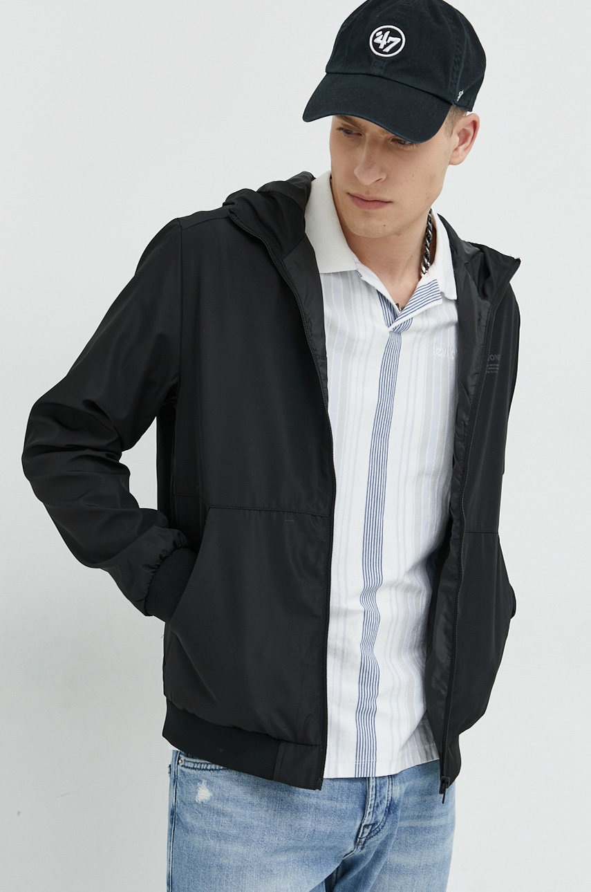 

Куртка Jack & Jones JJESEAM чоловіча колір чорний перехідна 12182243
