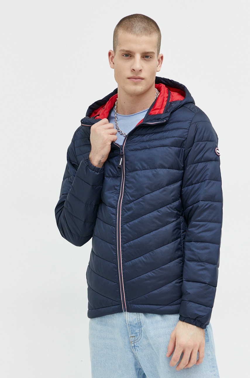 

Яке Jack & Jones JJEHERO в тъмносиньо с преходна изолация 12211785, Тъмносин
