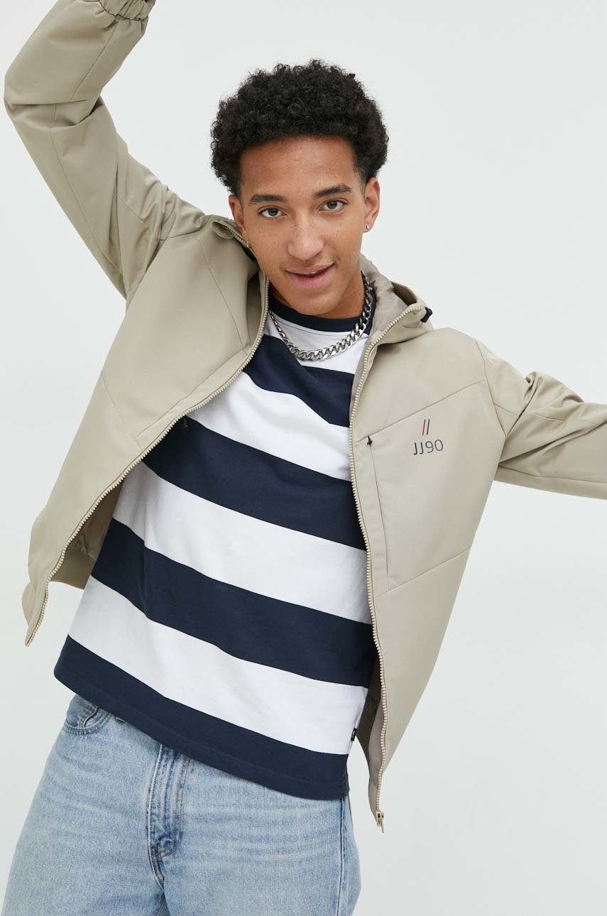 

Куртка Jack & Jones JJESNAP чоловіча колір бежевий перехідна