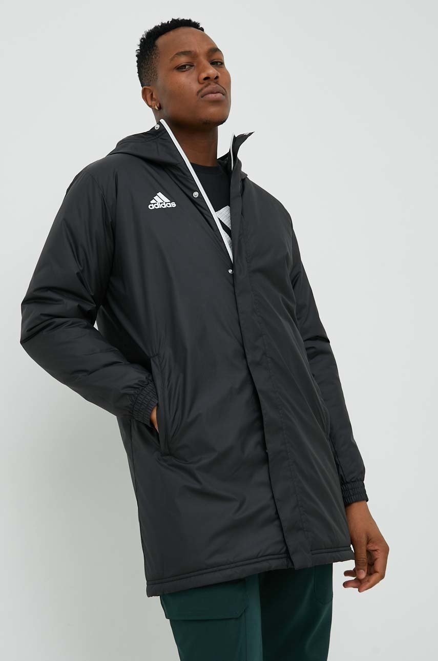 adidas Performance geacă bărbați, culoarea negru, de tranziție IB6076