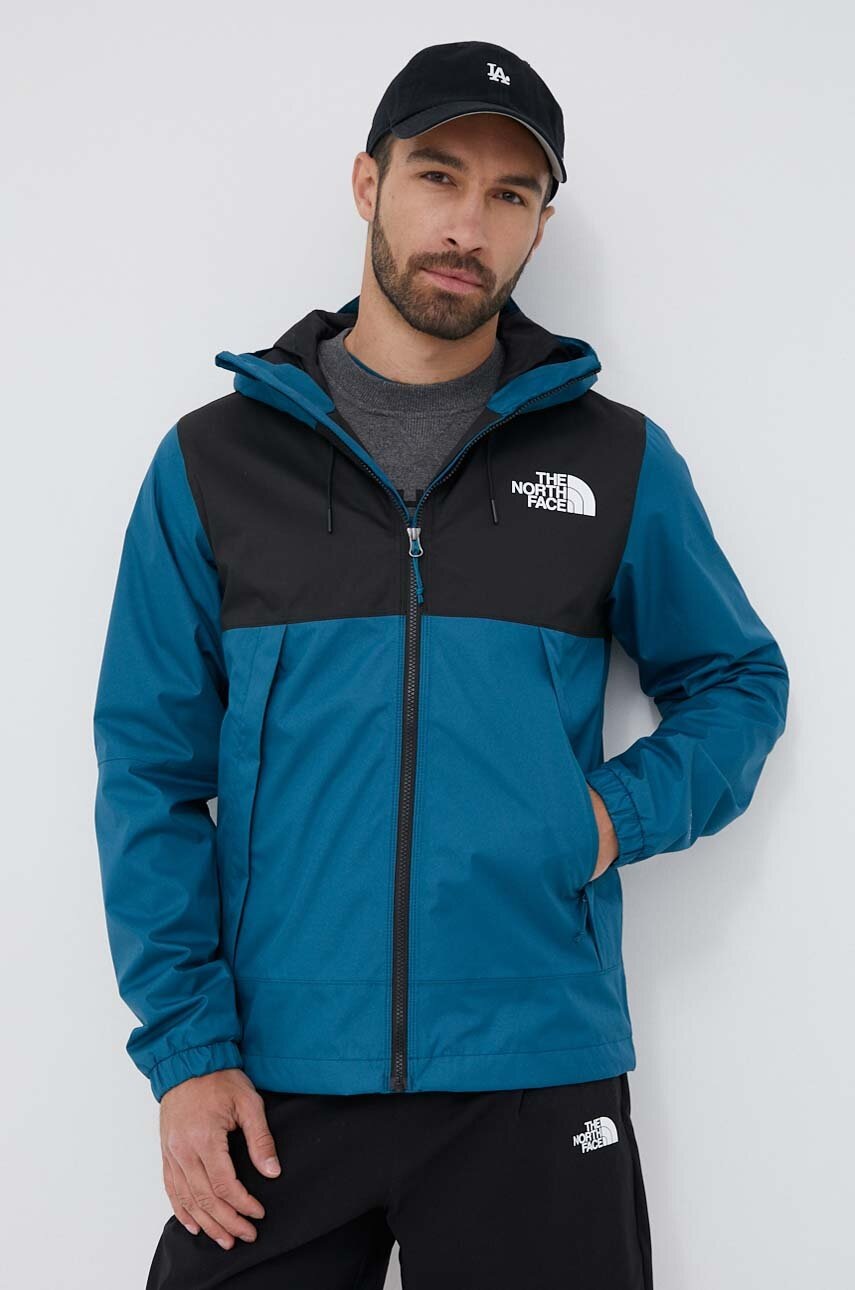 

Куртка The North Face MOUNTAIN Q JACKET чоловіча колір бірюзовий перехідна